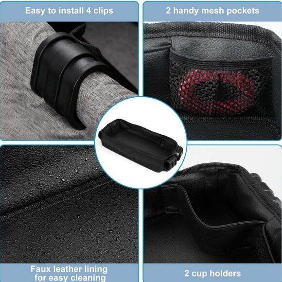 EKEPIN Tray for Wagon W Series, 2 Cup Holders (W2 Models) NEW - Picture 3 of 6